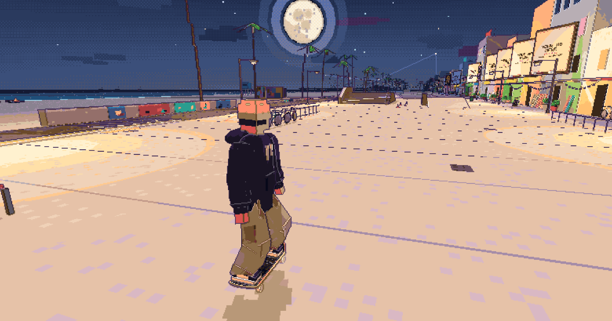 New Side Project - Turned into my favorite project, Bitboard.world - A cozy skating/snowboarding gam